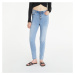 Noisy May Agnes HW Ankle Button Skinny Jeans modrý