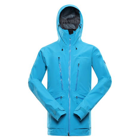 Men's jacket with membrane PTX ALPINE PRO CORT neon atomic blue