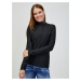 Women's Black Long Sleeve T-Shirt KARL LAGERFELD - Women