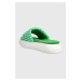 Šľapky Toms Alpargata Mallow Slide dámske, zelená farba, na platforme, 10019721