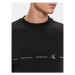 Calvin Klein Jeans Mikina Logo Repeat J30J324624 Čierna Regular Fit
