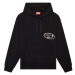 Mikina Diesel S-Macs-Hood-L4 Sweat-Shirt Čierna