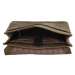 Hide & Stitches Zelený mestský kožený ruksak „Metropolitan“ 11L