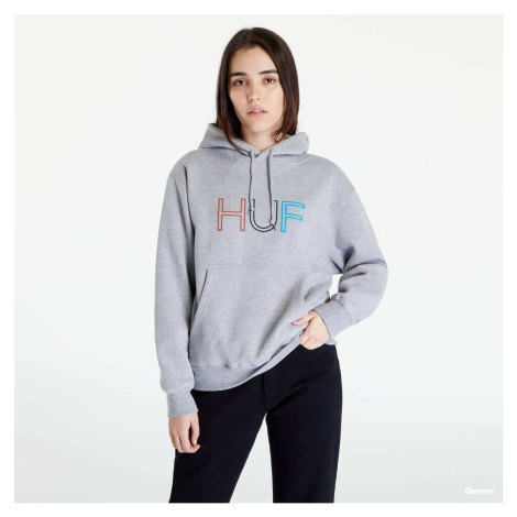 Mikina HUF Hd Logo P/O Hoodie Grey Heather