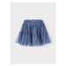 Vero Moda Girl tylová sukňa 13211727 Modrá Regular Fit