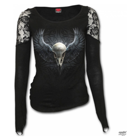 tričko SPIRAL Raven Cage Čierna