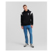 Mikina Karl Lagerfeld Varsity Hoodie Black