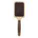 Kefa na vlasy Olivia Garden Expert Care Rectangular Paddle Brush L - zlato-hnedá (ID2074) + darč