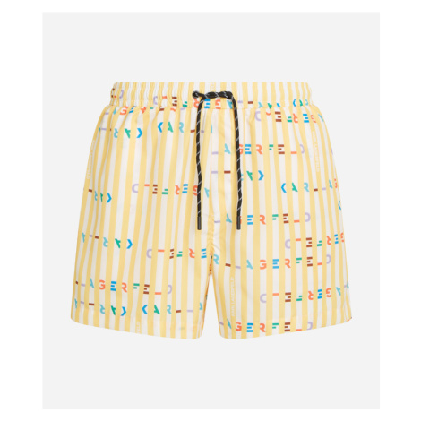 Plavky Karl Lagerfeld Stripe Aop Short Boardshorts Stripe Aop Lemon Drop