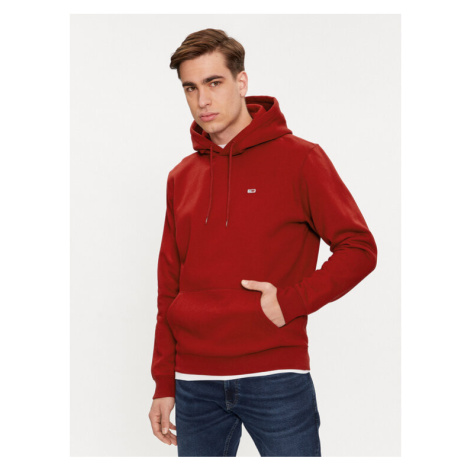 Tommy Jeans Mikina DM0DM09593 Červená Regular Fit Tommy Hilfiger