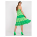 Green viscose dress from OH BELLA