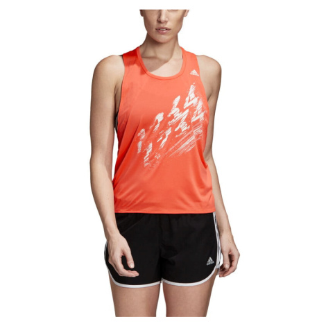 adidas Speed Tank Women's Tank Top Orange, XS