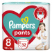 PAMPERS Plienky nohavičkové Active Baby Pants veľ. 8 19+ kg