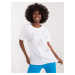 White cotton T-shirt with appliqués