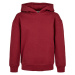 Girls' Organic Hoodie Burgundy