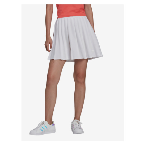 White Pleated Skirt adidas Originals - Women