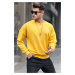Madmext Yellow Men's Sweatshirt 4782