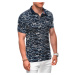 Edoti Printed Men's Polo Shirt