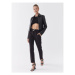 Versace Jeans Couture Bavlnené nohavice 74HAA116 Čierna Regular Fit