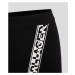 Sukňa Karl Lagerfeld Logo Knit Skirt Čierna