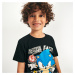 Reserved - Bavlnené tričko Sonic - Čierna