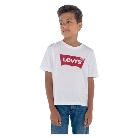 Detské tričko Levi's biela farba, s potlačou Levi´s
