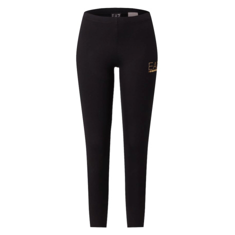 EA7 Emporio Armani Legíny 'Evolution'  zlatá / čierna