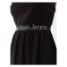 Calvin Klein Jeans Každodenné šaty J20J221624 Čierna Regular Fit
