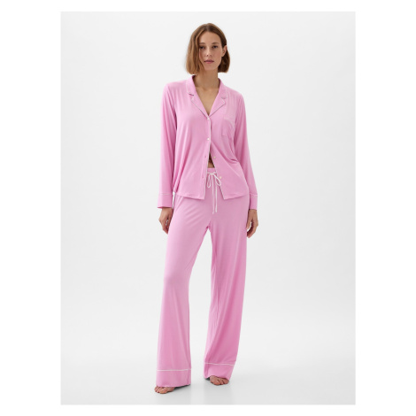 Ružové dámske pyžamové nohavice GAP