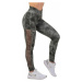 Nebbia ECO Camo Green Mesh Leggings "Breathe" Como Green Fitness nohavice