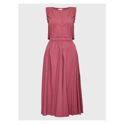 Deha Každodenné šaty D83096 Ružová Regular Fit