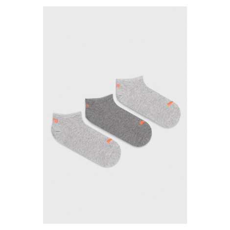 Detské ponožky Puma (3-pak) šedá farba