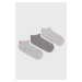 Detské ponožky Puma (3-pak) šedá farba