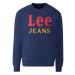Lee Pánsky sveter Jeans Crew (navy modrá)
