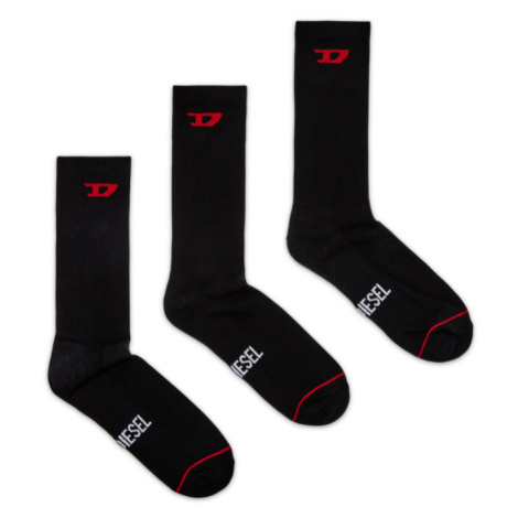 Ponožky 3-Pack Diesel Skm-Ray-Threepack Socks Čierna