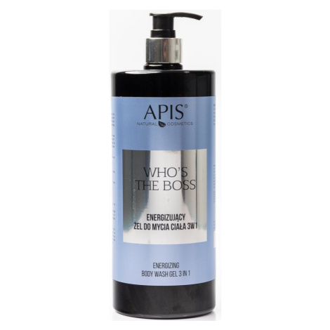 Apis Natural Cosmetics Who's the boss energizujúci sprchový gél 3v1 pre mužov