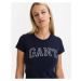 Gant Arch Logo Tričko Modrá