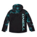 O'Neill TEXTURE JACKET Chlapčenská lyžiarska/snowboardová bunda, čierna, veľkosť