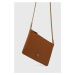 Kožená kabelka Pinko hnedá farba, 100455.A0F1