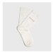 Sprandi Súprava 3 párov vysokých dámskych ponožiek SS21-SSW003 r. OS Biela