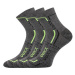 Voxx Franz 03 Unisex športové ponožky - 3 páry BM000000640200101266 tmavo šedá melé