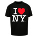 Men's T-shirt I Love NY Oversize black