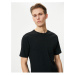 Koton Ribbed T-Shirt Textured Crew Neck Short Sleeve Cotton