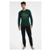 Pánske pyžamo Henderson 40952 Impress Zelená