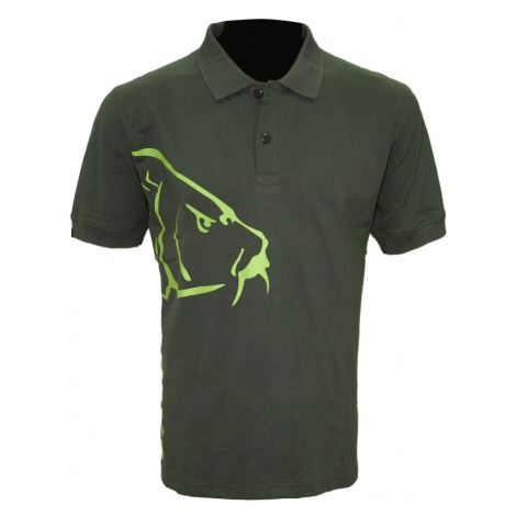 Zfish tričko carp polo t-shirt olive green