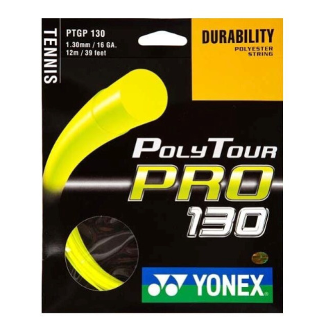 Yonex POLY TOUR PRO 130 Tenisový výplet, žltá, veľkosť