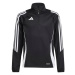 ADIDAS PERFORMANCE Športová mikina ' Tiro 24 '  čierna / biela