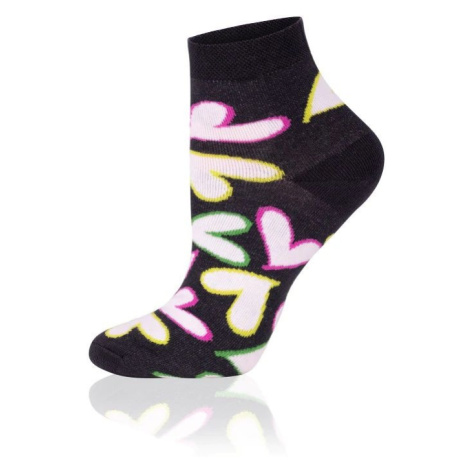 Kotníkové ponožky Italian Fashion S142Z Galia Čierno-farebná