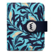 VUCH Pippa Mini Leaves Turquoise Wallet