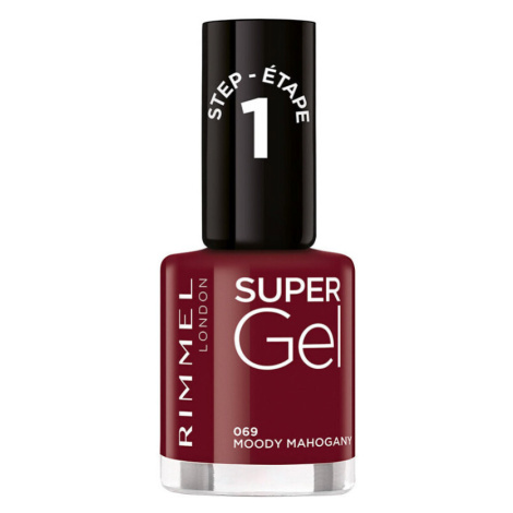 Rimmel London  Super Gel Nail Polish  Laky na nechty Červená